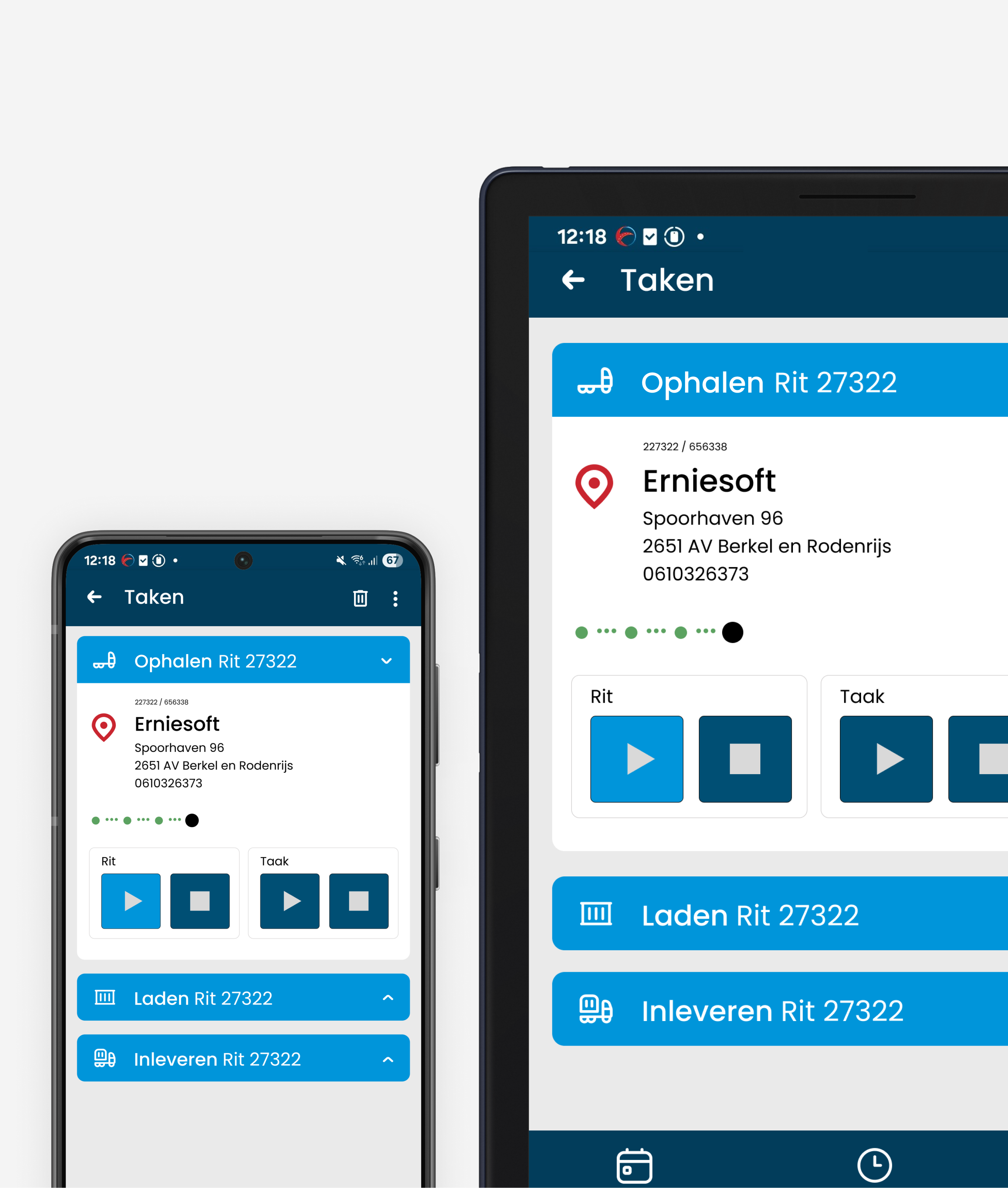 Erniesoft Boordcomputer app