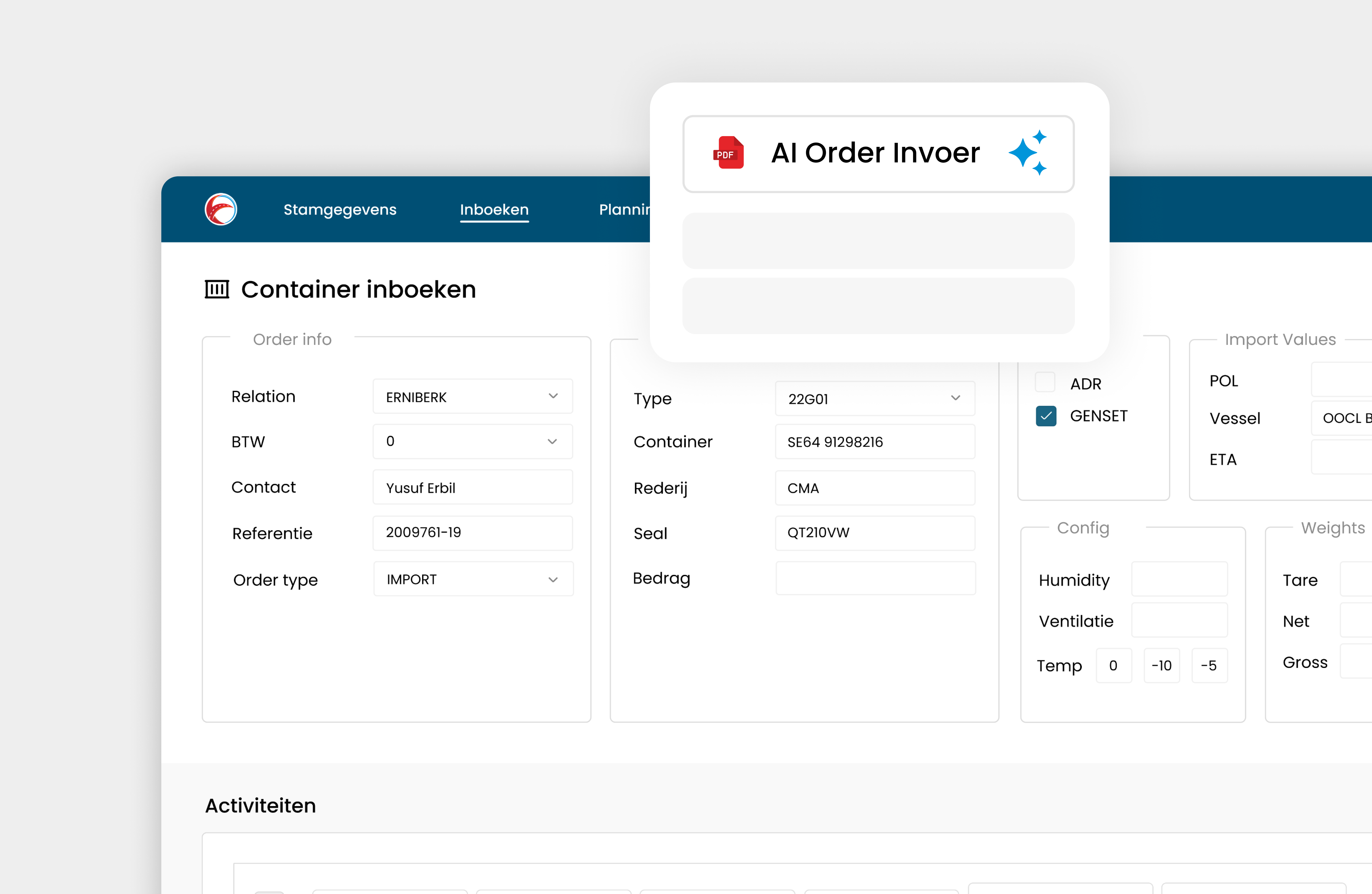 e-Lips TMS Order Invoer